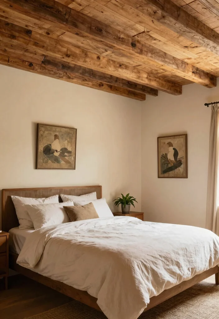 18 Bedroom Ceiling Design Modern Luxury Ideas Hotel Style Finish - 13. Rustic Ceiling Planks 1