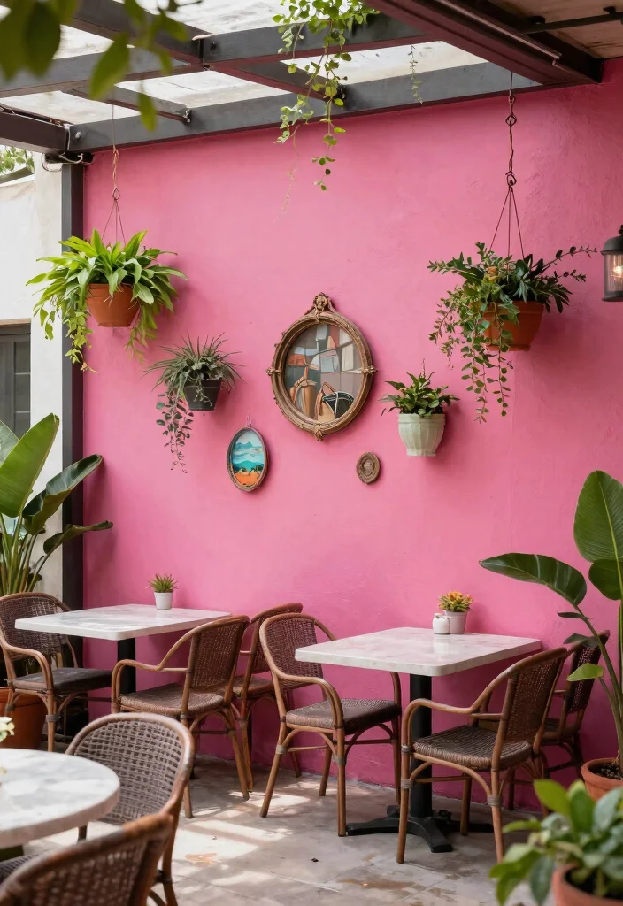 18 Concrete Patio Ideas on a Budget: Affordable Transformations 13 18 Concrete Patio Ideas on a Budget: Affordable Transformations - 13. Colorful Accent Walls 1