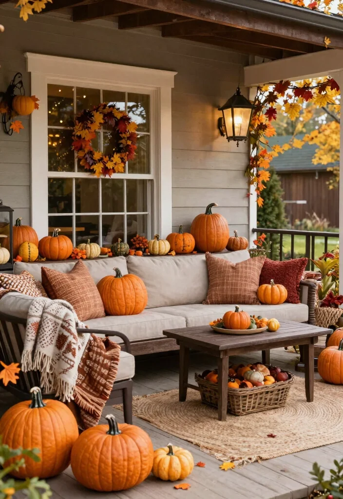 18 Concrete Patio Ideas on a Budget: Affordable Transformations 17 18 Concrete Patio Ideas on a Budget: Affordable Transformations - 17. Seasonal Decor Swaps 1