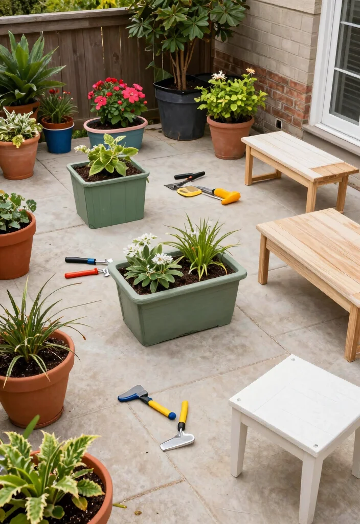 18 Concrete Patio Ideas on a Budget: Affordable Transformations 18 18 Concrete Patio Ideas on a Budget: Affordable Transformations - 18. Monthly DIY Challenges 1