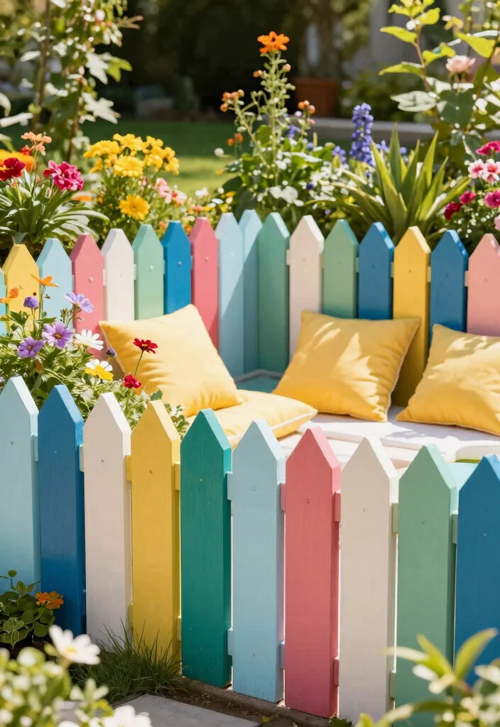 18 Modern Metal Fence Ideas: Sleek, Durable Style 5 18 Modern Metal Fence Ideas: Sleek, Durable Style - 5. Geometric Glam: Modern Picket Style 1