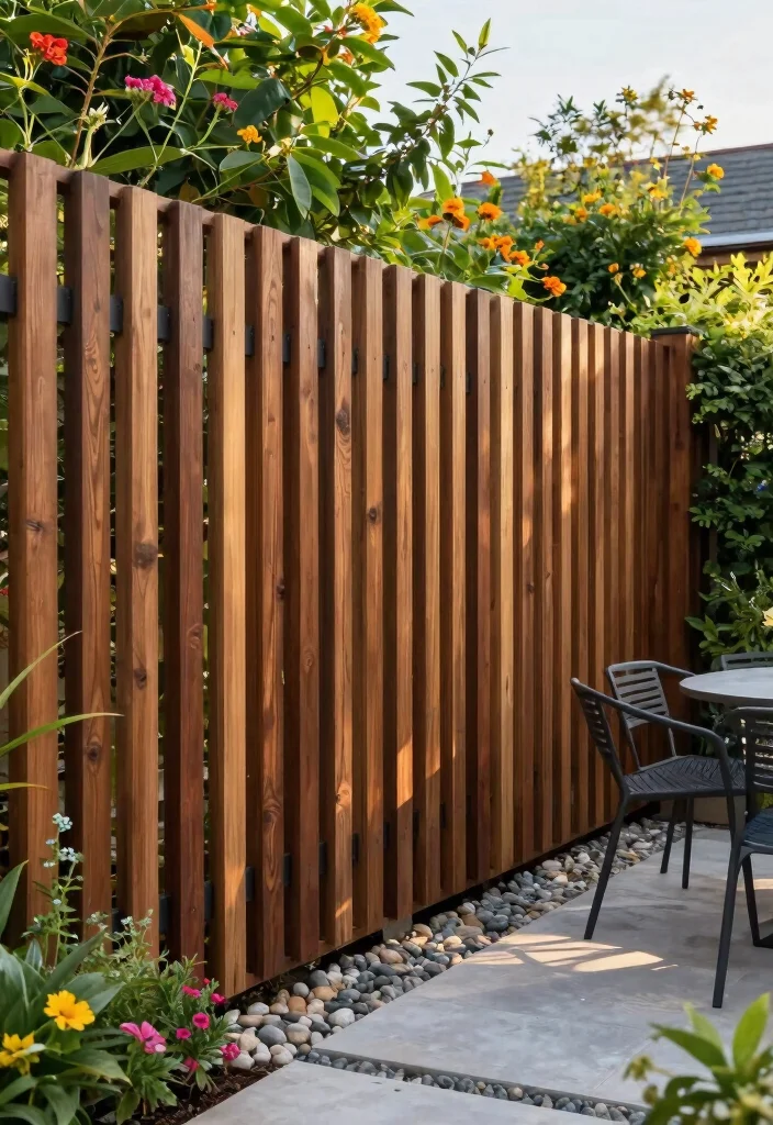 18 Modern Wood Fence Ideas: Clean Contemporary Lines 1 18 Modern Wood Fence Ideas: Clean Contemporary Lines - 1. Horizontal Slat Designs 1