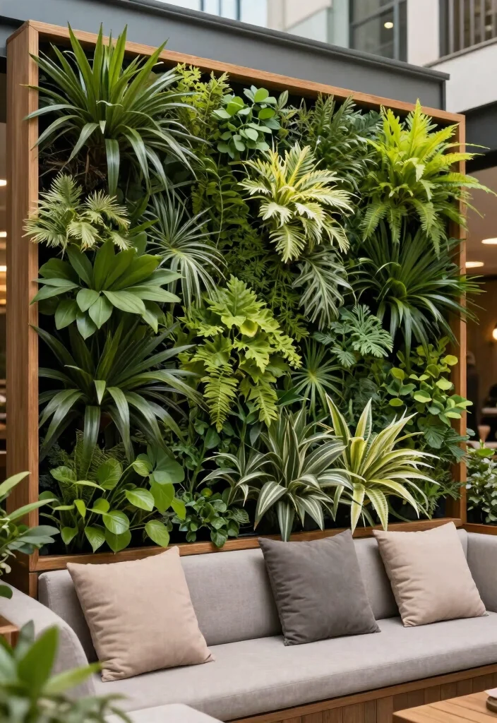 18 Modern Wood Fence Ideas: Clean Contemporary Lines 18 18 Modern Wood Fence Ideas: Clean Contemporary Lines - 18. Green Living Walls as Fencing 1