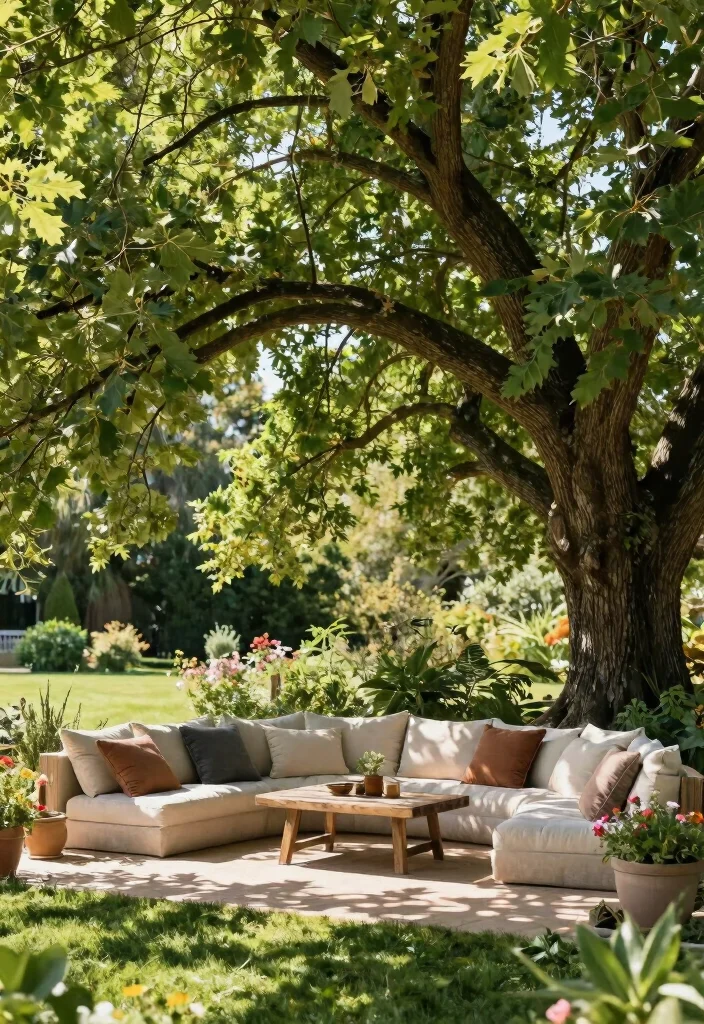 18 Patio Roof Extension Ideas: Shade Smart Upgrades - 8. Shade Trees 1