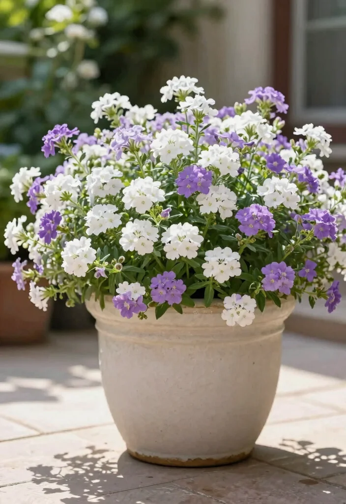 18 Perennial Planter Ideas for Long Lasting Blooms 10 18 Perennial Planter Ideas for Long Lasting Blooms - 10. Sweet Alyssum for Ground Cover 1