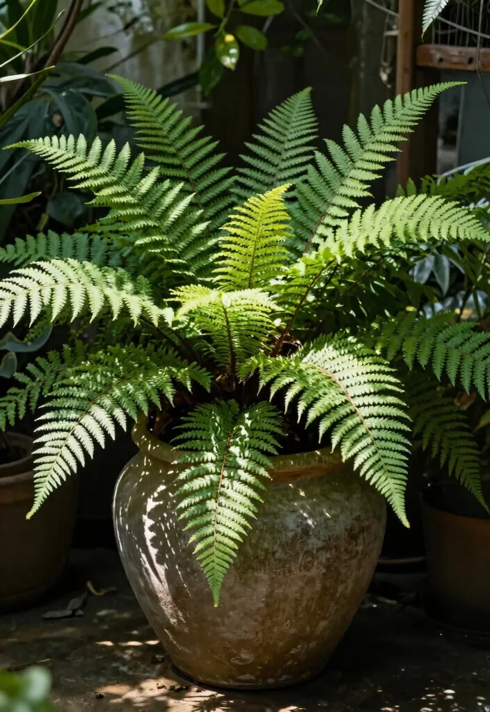 18 Perennial Planter Ideas for Long Lasting Blooms 12 18 Perennial Planter Ideas for Long Lasting Blooms - 12. Lush Ferns for Texture 1