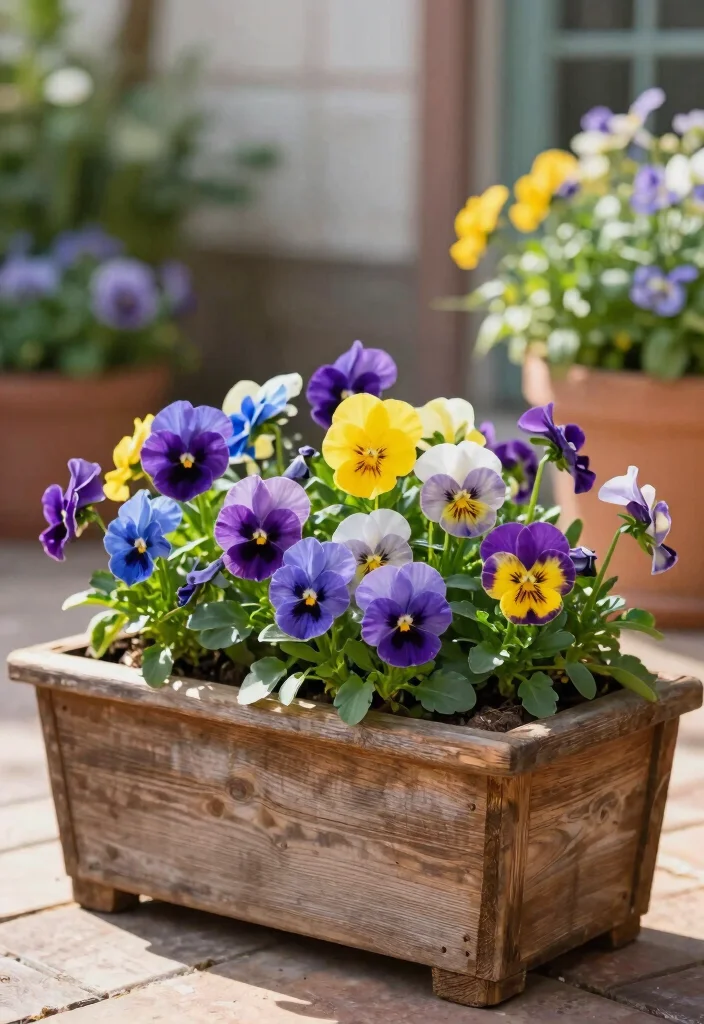 18 Perennial Planter Ideas for Long Lasting Blooms 15 18 Perennial Planter Ideas for Long Lasting Blooms - 15. Charming Pansies for Cooler Weather 1