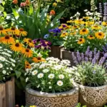18 Perennial Planter Ideas for Long Lasting Blooms
