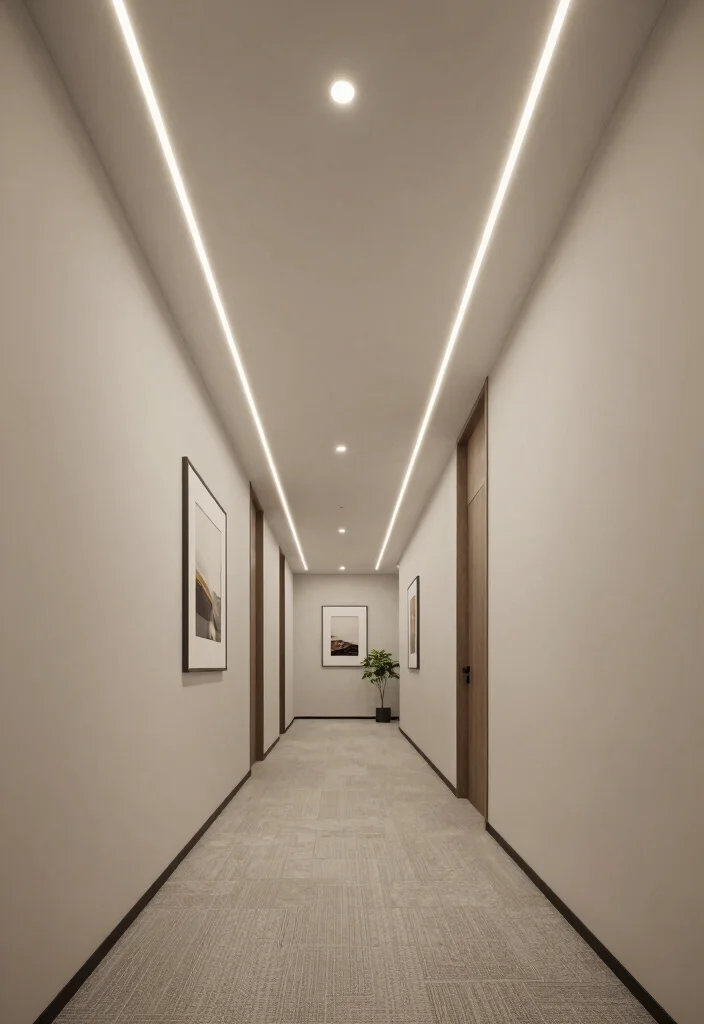 18 Profile LED Light in Ceiling Ideas for Modern Seamless Lighting - 1. Sleek Linear LED Light Strips 1