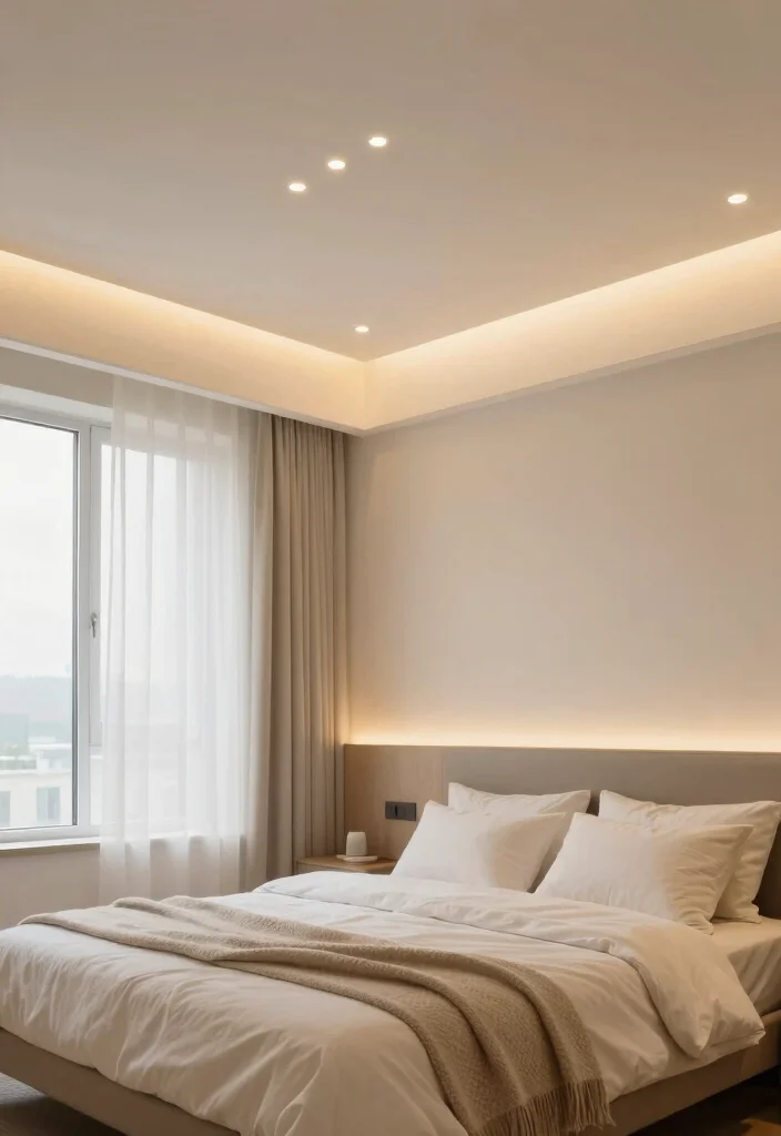 18 Profile LED Light in Ceiling Ideas for Modern Seamless Lighting - 17. Ambient LED Ceiling Lights 1