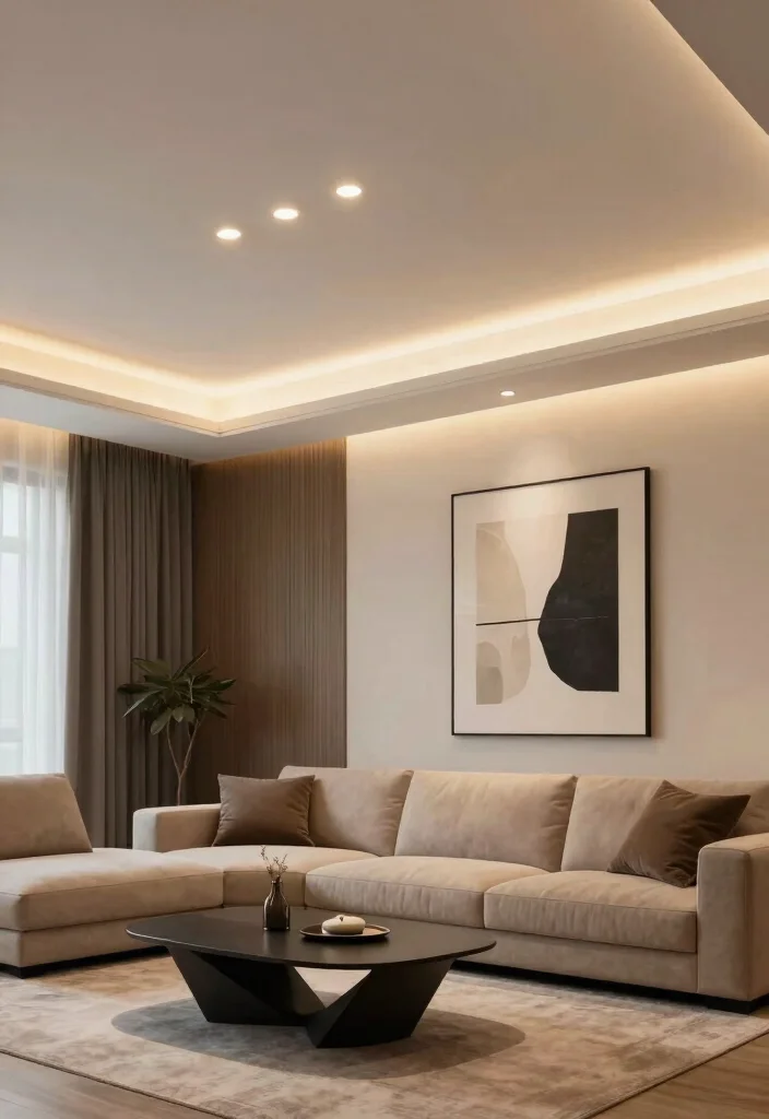 18 Profile LED Light in Ceiling Ideas for Modern Seamless Lighting - 4. Cove Lighting with LED Strips 1