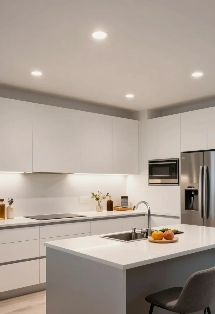 18 Profile LED Light in Ceiling Ideas for Modern Seamless Lighting - 9. LED Recessed Can Lights 1