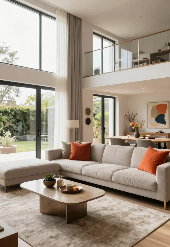 18 Terrace Duplex Design Ideas for Modern Multi-Level Living 2 18 Terrace Duplex Design Ideas for Modern Multi-Level Living - 2. Open-Concept Living Spaces 1