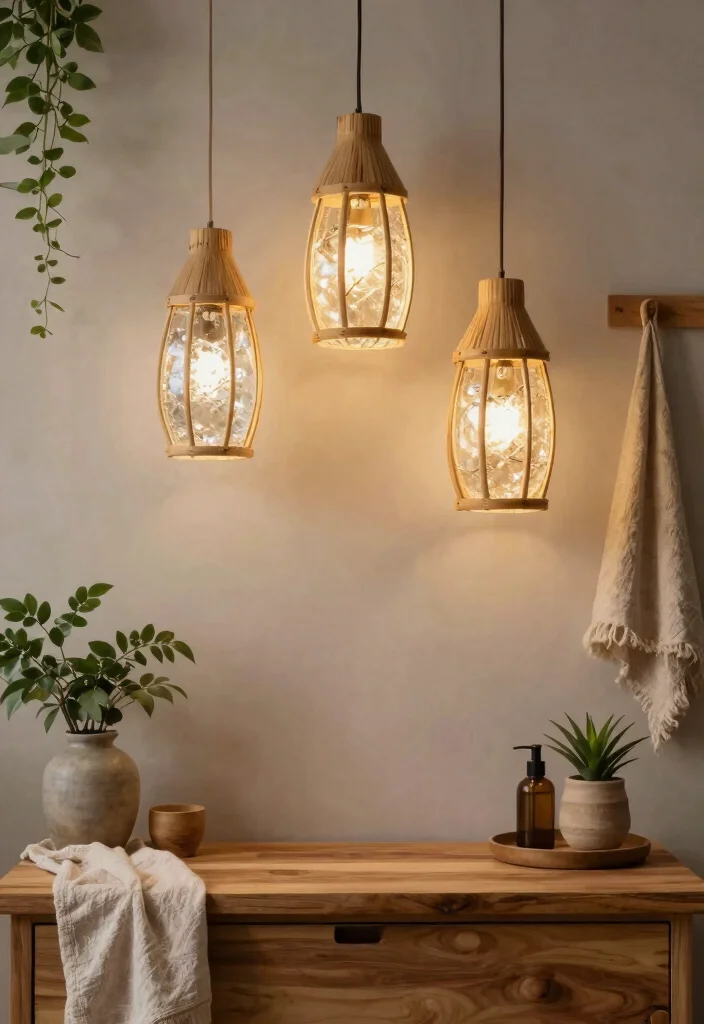 12 Bathroom Pendant Lights That Handle Moisture Without Rusting - 10. Eco-Friendly Choices 1