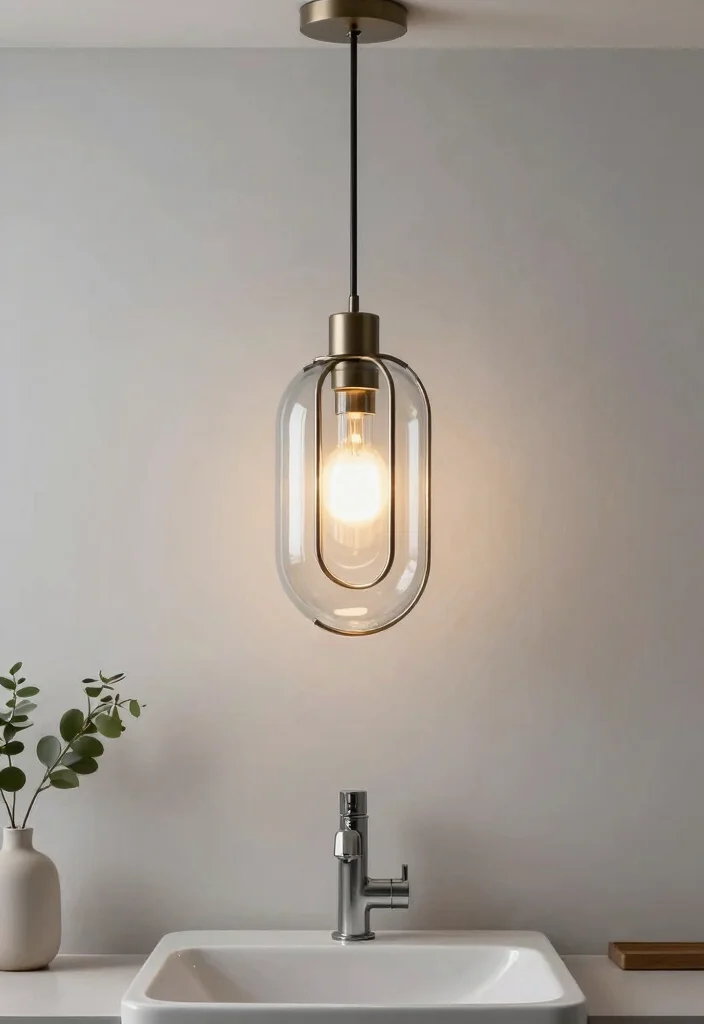 12 Bathroom Pendant Lights That Handle Moisture Without Rusting - 11. Artistic Statement Pieces 1
