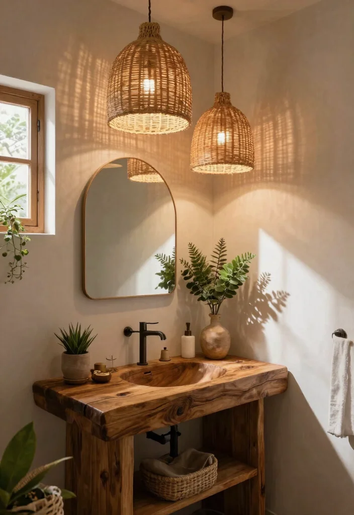 12 Bathroom Pendant Lights That Handle Moisture Without Rusting - 5. Bohemian-Inspired Fixtures 1