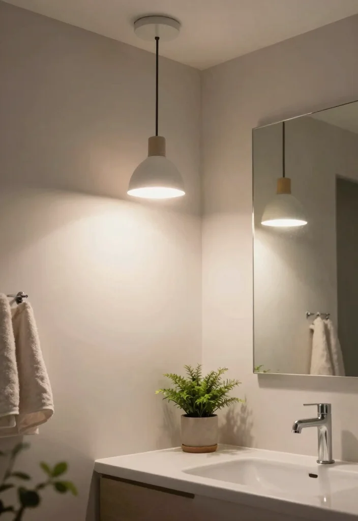 12 Bathroom Pendant Lights That Handle Moisture Without Rusting - 9. Functional Task Lighting 1