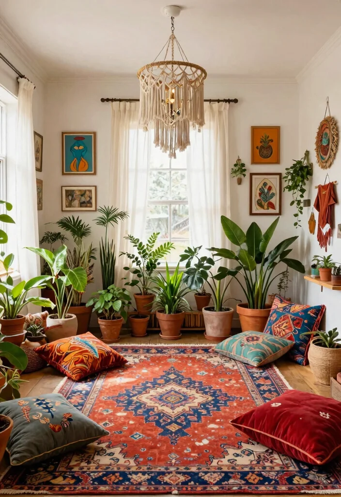 12 Battery Operated Chandelier Ideas for Rooms Without Wiring - 1. Bohemian Bliss 1