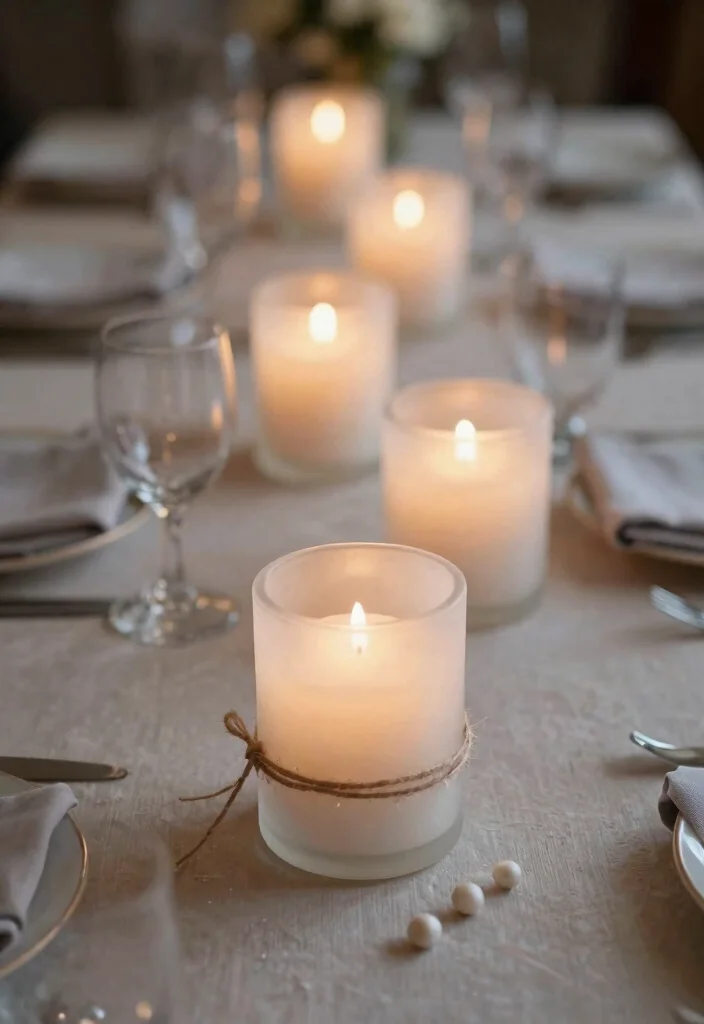 12 Jar Candle Holder Ideas You Can Make Without Spending $20 - 10. Frosted Jar Candle Holders 1