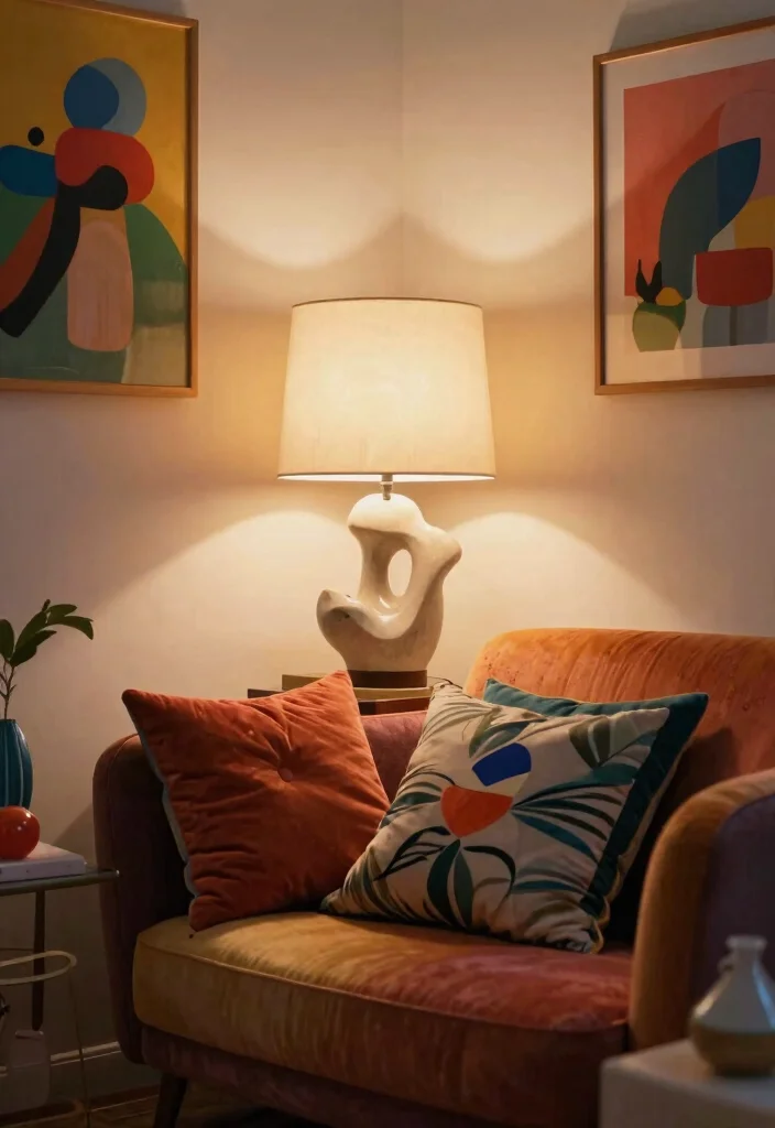12 Table Lamp Lighting Ideas That Brighten Reading Nooks - 7. Artistic Flair: Unique Lamp Designs 1