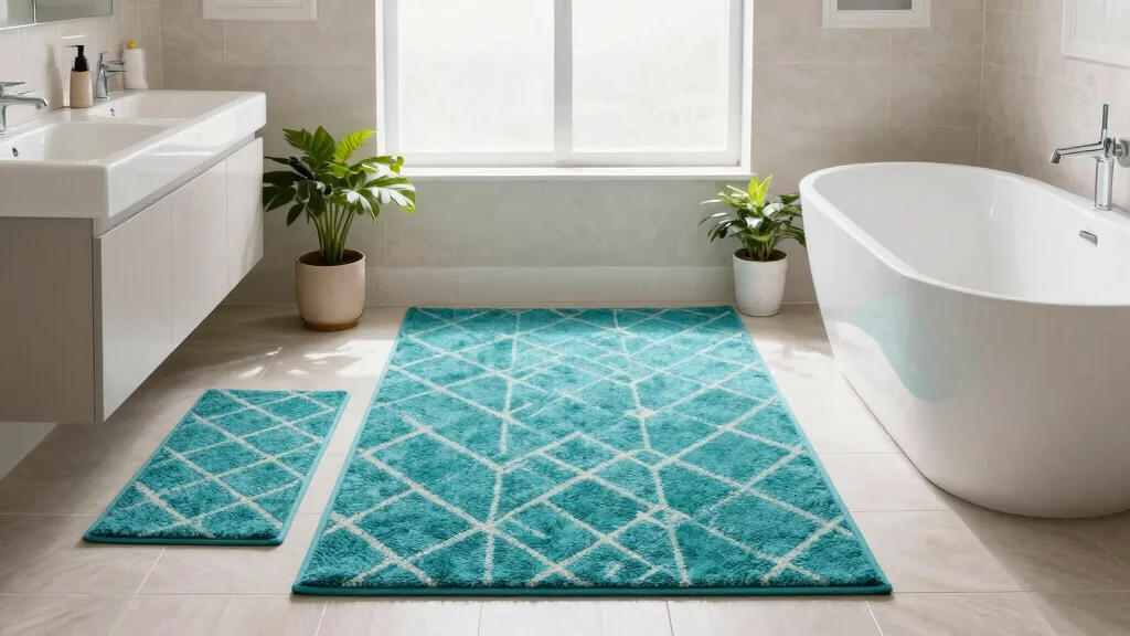 14 Bathroom Rug Ideas That Dry Fast and Stay in Place