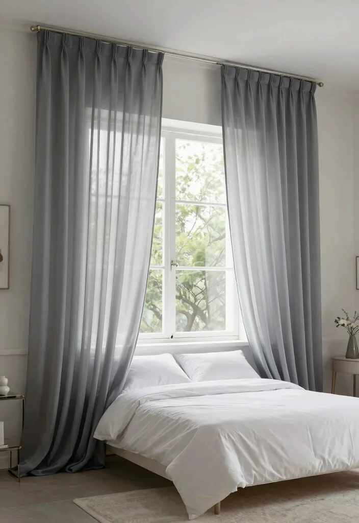 14 Bedroom Window Curtains That Block Light for Better Sleep - 3. Stunning Sheer Blackout Drapes 1