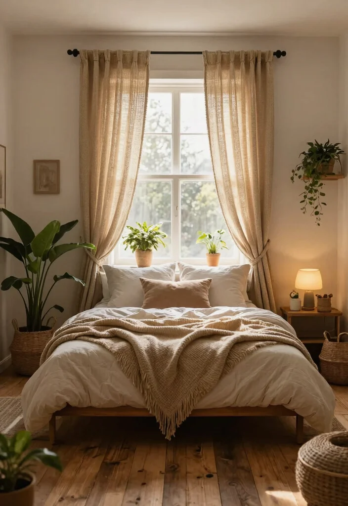 14 Bedroom Window Curtains That Block Light for Better Sleep - 4. Cozy Knit Curtains 1