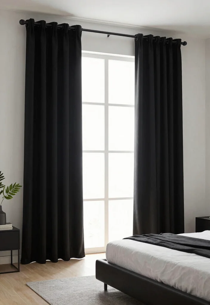 14 Block Out Curtains That Actually Keep Rooms Dark - 13. Minimalist Style Blackout Curtains 1