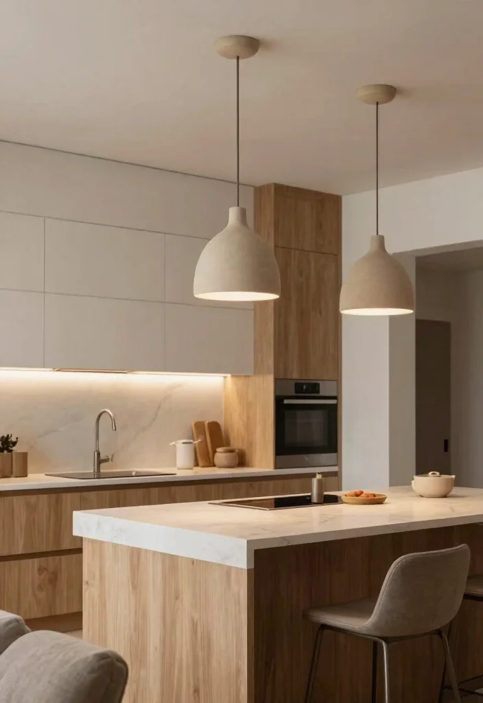 14 Clay Pendant Light Ideas That Add Warmth Without Looking Rustic - 13. Clay Pendants with Adjustable Height 1