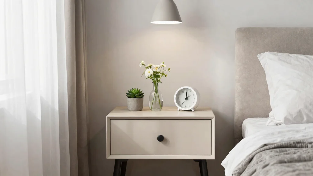 14 Cute Nightstand Decor Ideas That Don't Take Up Surface Space