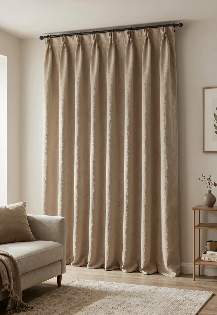 14 S Fold Curtains That Give You That Designer Ripple Look - 12. Textured S Fold Curtains 1
