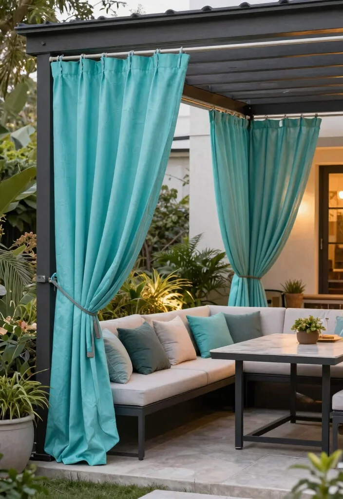 14 S Fold Curtains That Give You That Designer Ripple Look - 7. Outdoor S Fold Curtains 1