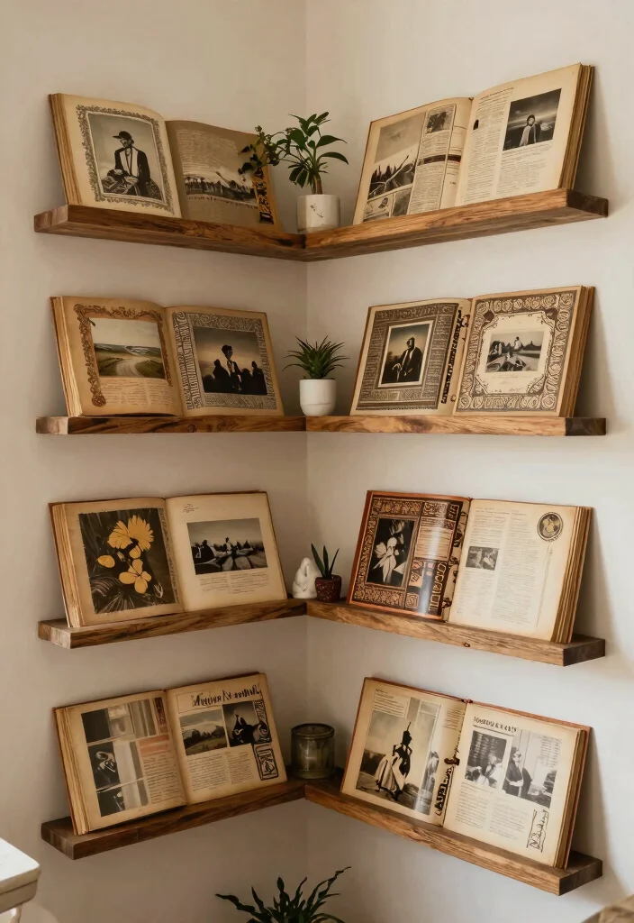 15 Antique Wall Decor Ideas That Look Expensive From Thrift Stores - 15. Vintage Albums and Scrapbooks 1