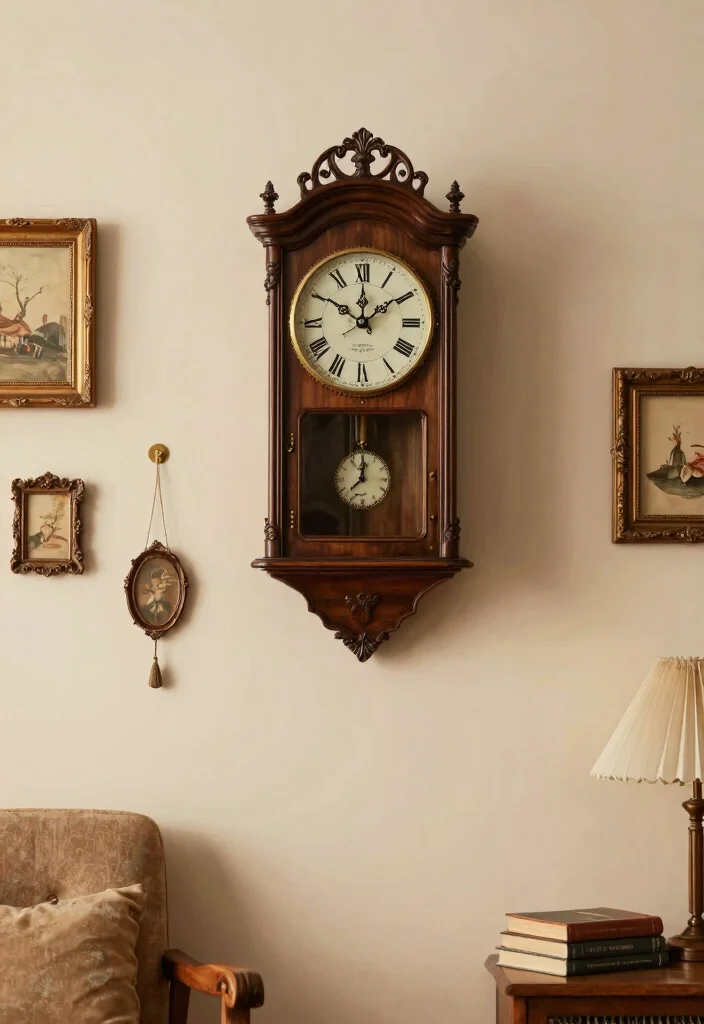 15 Antique Wall Decor Ideas That Look Expensive From Thrift Stores - 3. Antique Wall Clocks 1