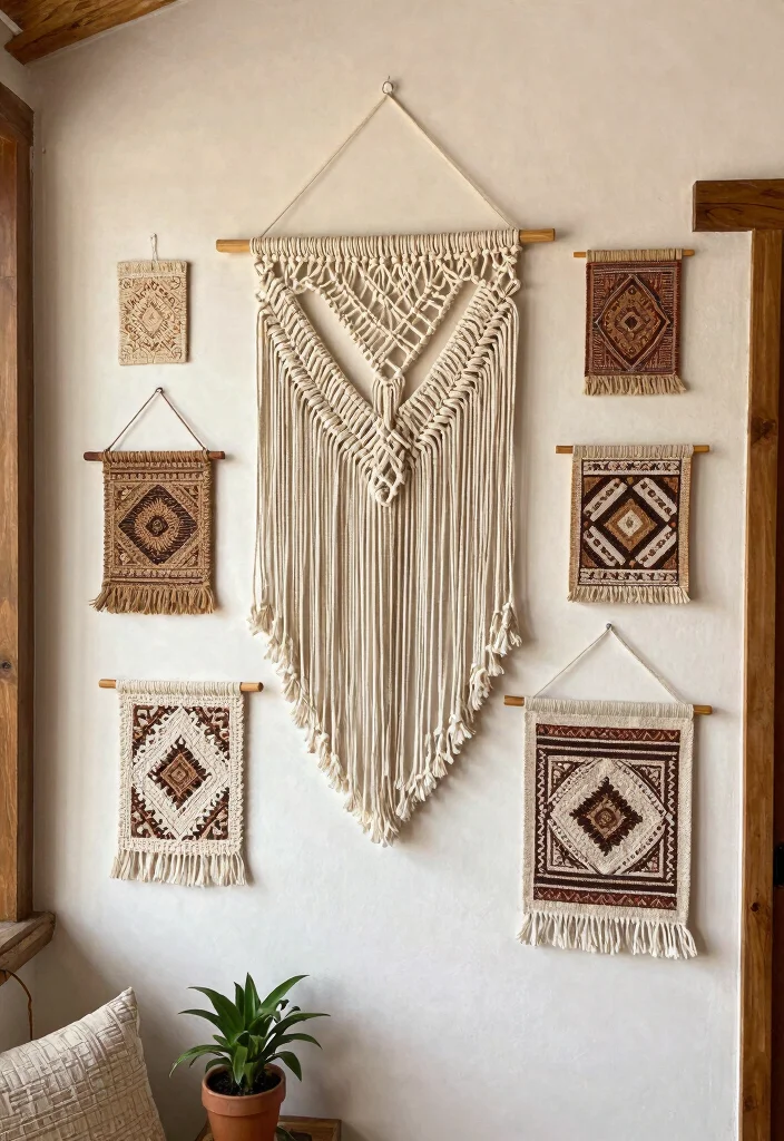 15 Antique Wall Decor Ideas That Look Expensive From Thrift Stores - 4. Woven Wall Hangings 1