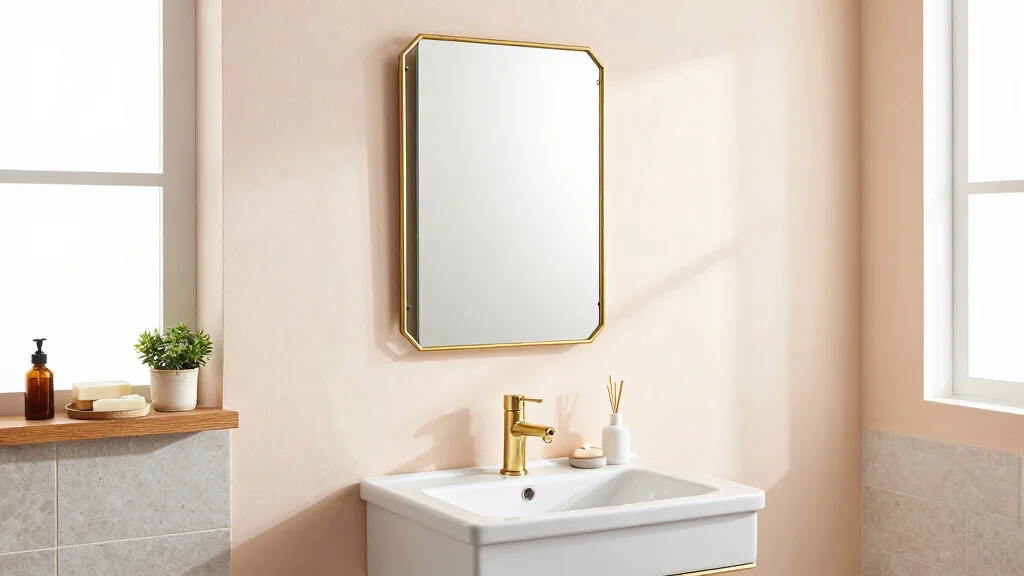 15 Brass Bathroom Mirror Ideas That Don't Tarnish in Steam
