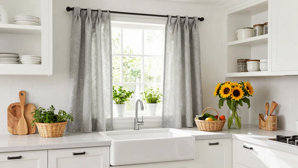 15 Farmhouse Kitchen Curtains That Don't Look Too Country