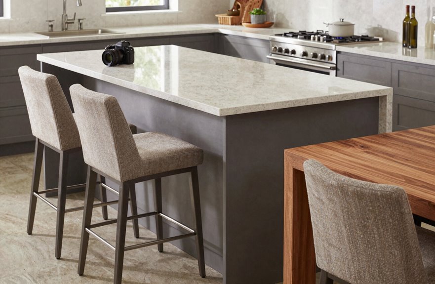 counter height island seating rationale