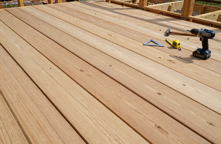 deck build materials and costs