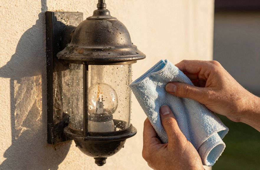 gentle rinse mild soap clean
