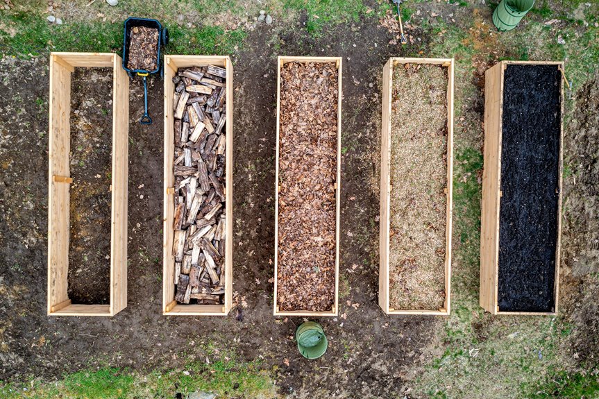in ground soil for raised beds