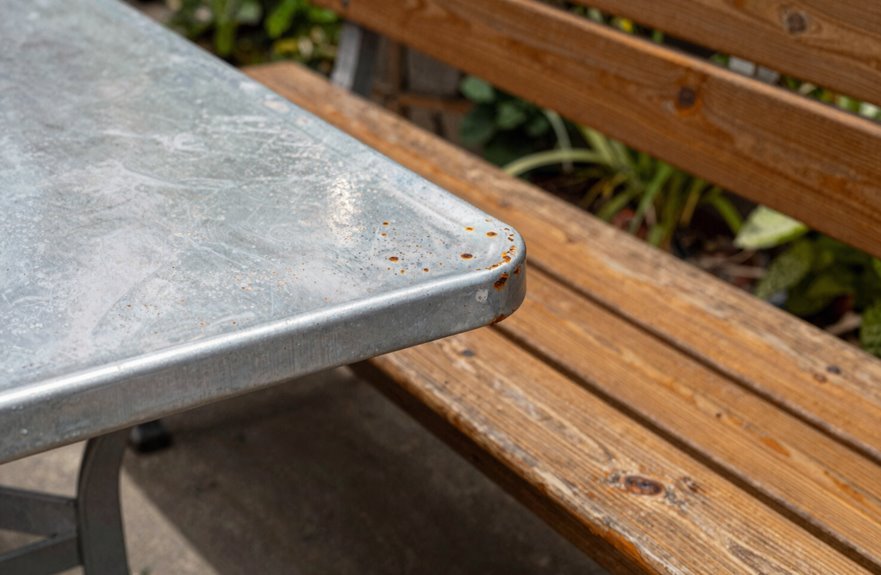 maintenance needs for metal and wood
