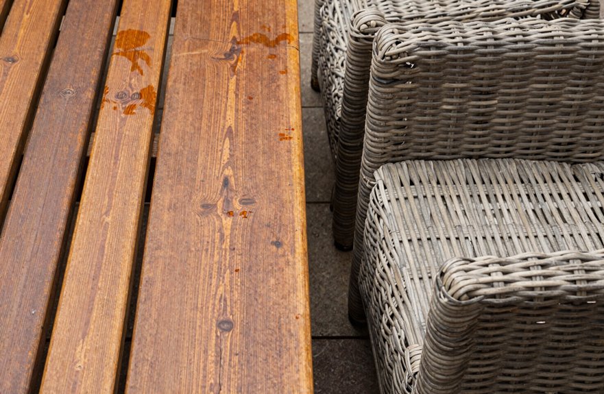 maintenance trade off wood vs rattan