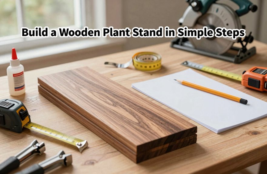 materials for cedar outdoor plant stand assembly