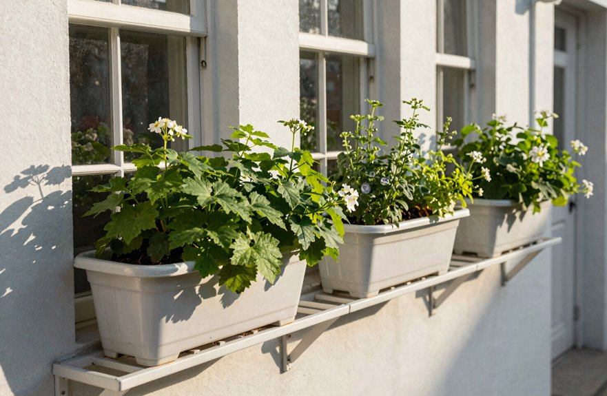 morning sun accessible sturdy brackets