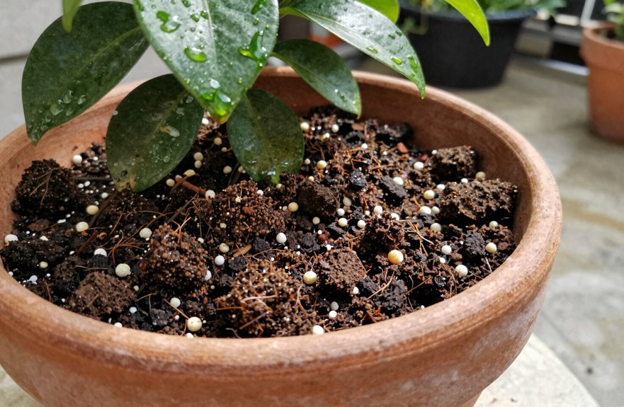 raised bed soil in pots works for large planters