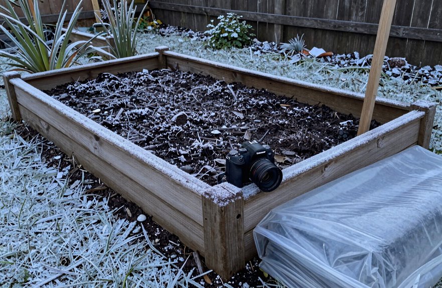 raised beds breathe mulch frost covers