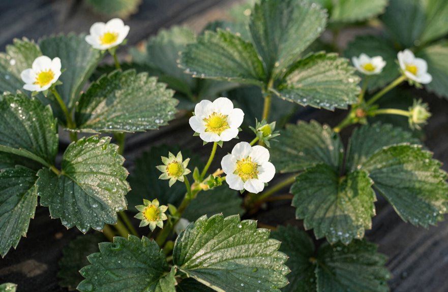regional strawberry bloom timing varies by climate