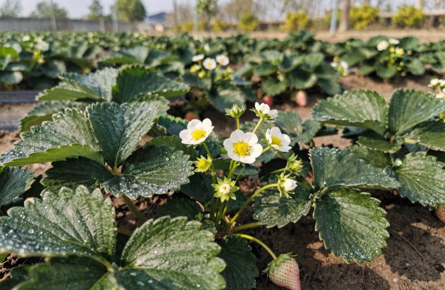 soil warmth triggers blooming