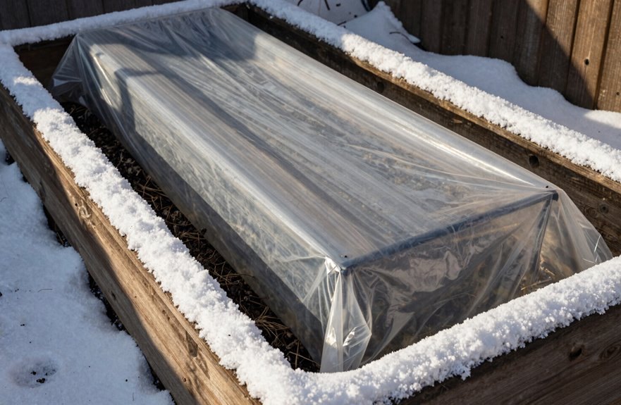 too snug plastic harms soil moisture